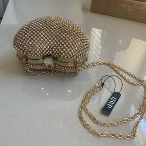 RSVP Heart Shaped crystal purse